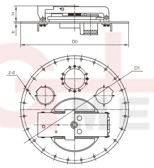 Aluminu Fuel Manhole Cover Used for Tank Truck