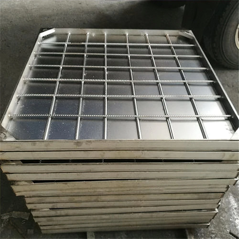 Industrial Security Roadway Products Pedestrian Stainless Steel Manhole Covers