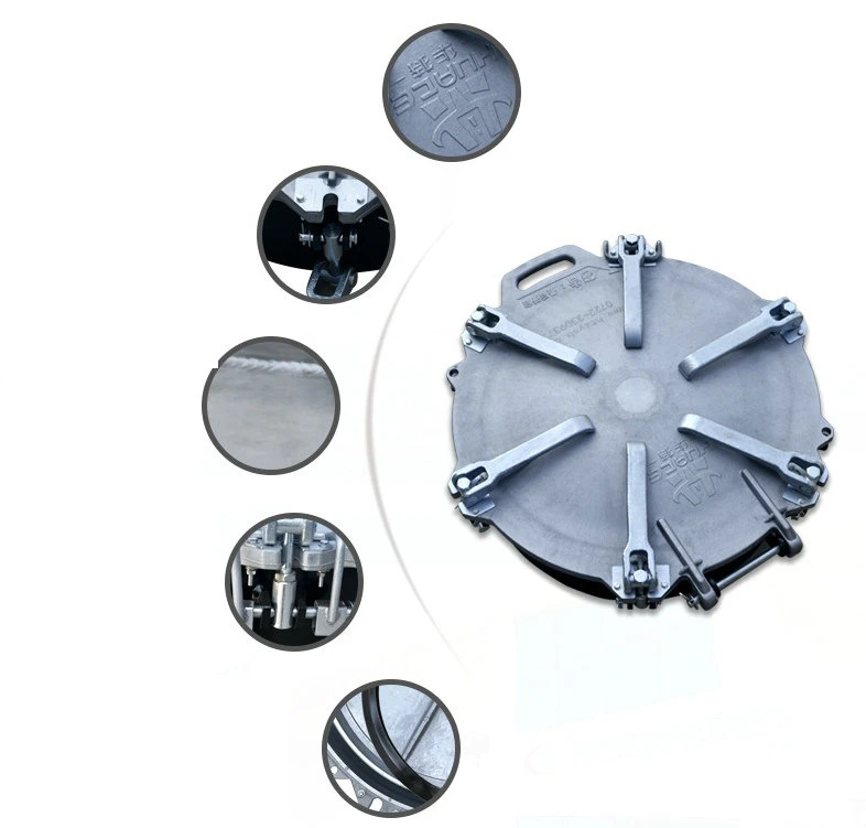 Tanker Truck Spare Parts DN500mm Aluminium Alloy Manhole Cover for Fuel Powder Tank Truck